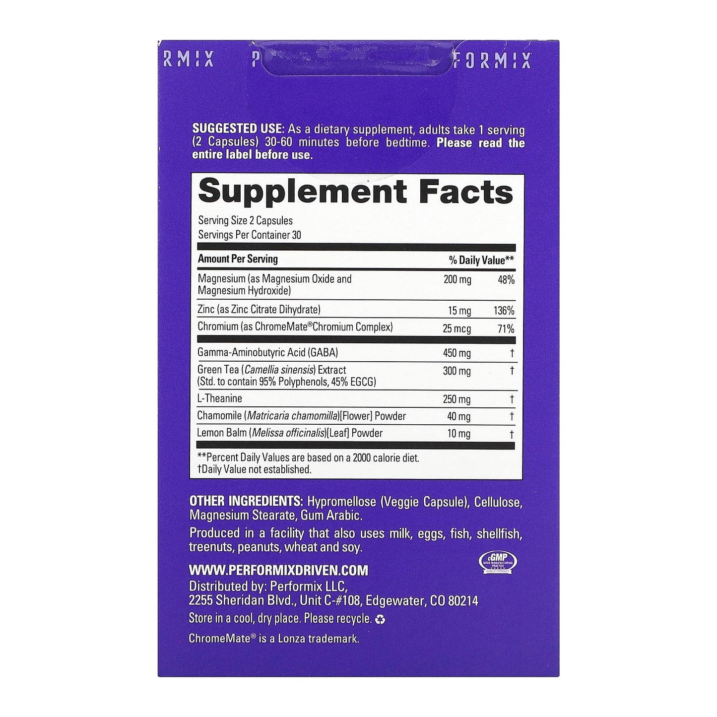 Performix, SST Support Lean Sleep, 60 Veggie Capsules - Image 2
