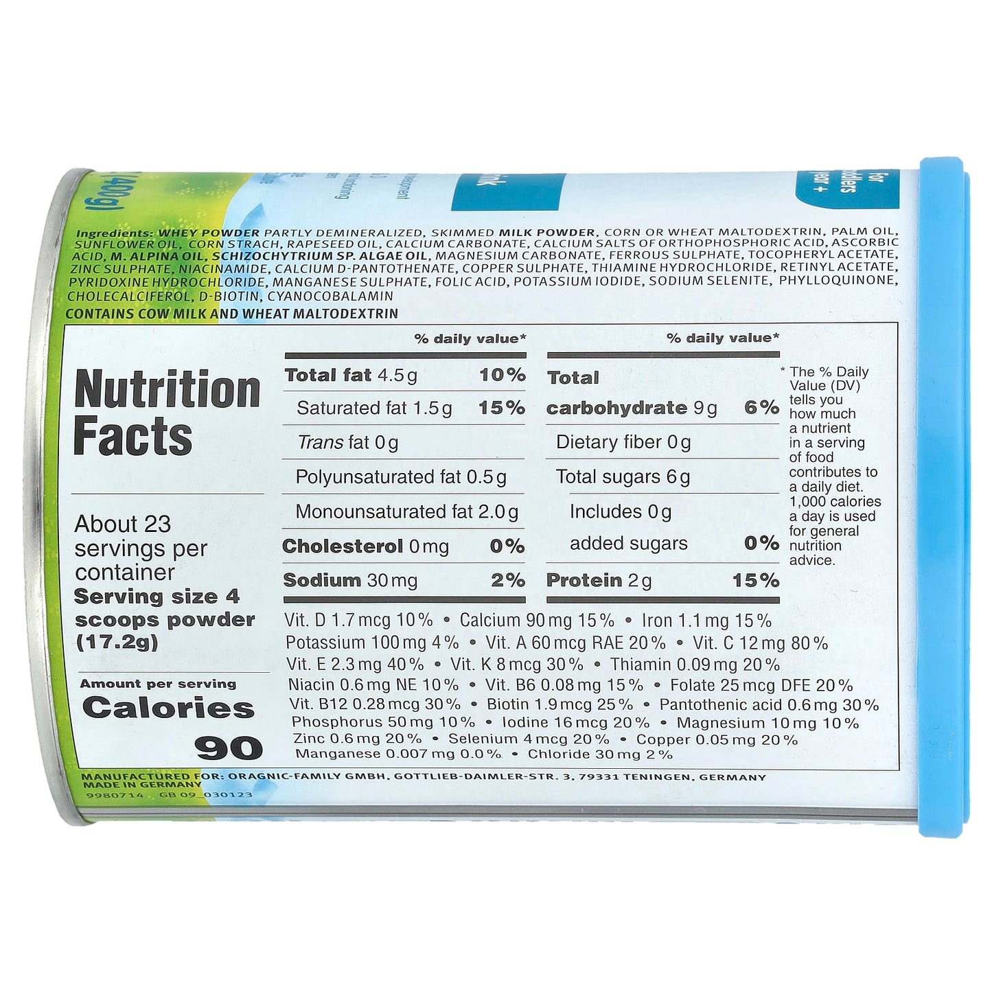 Holle Toddler Formula with DHA & Iron, 1 Year+, 14.1 oz (400 g) - Image 2