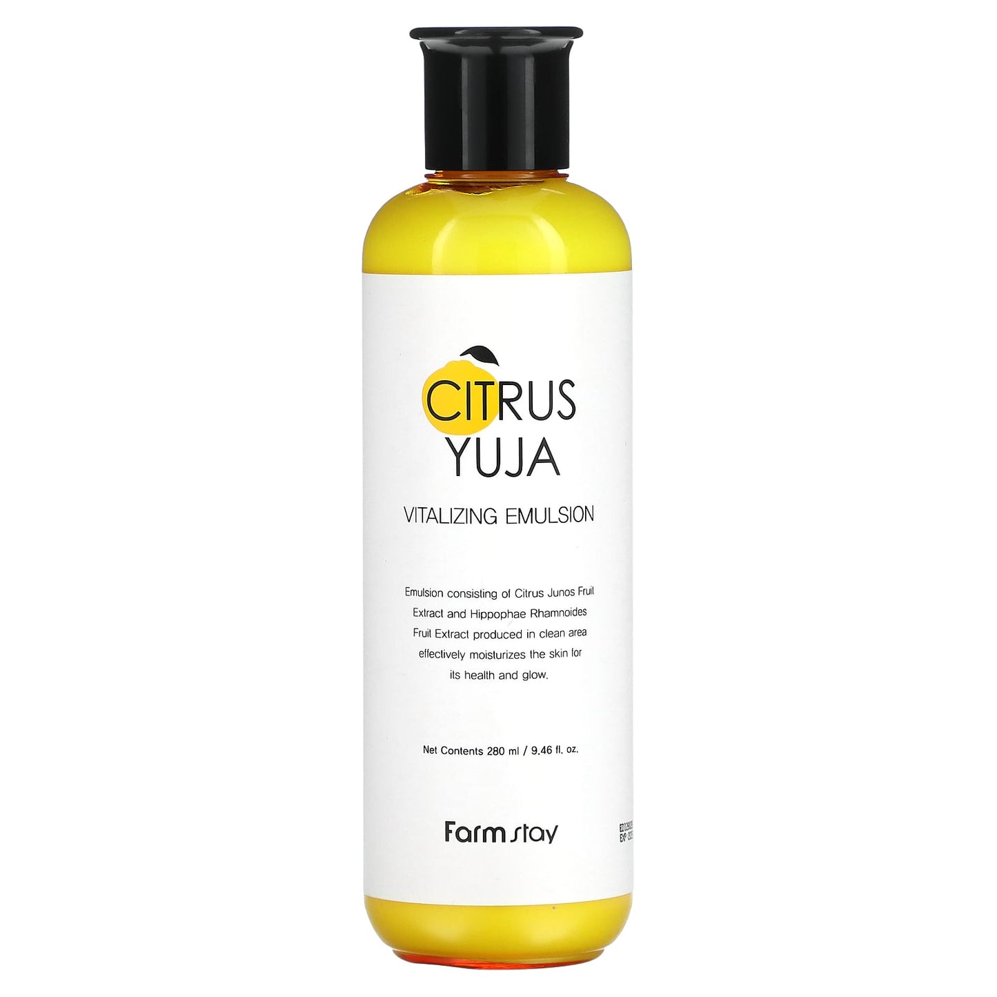 Farmstay Citrus Yuja Vitalizing Emulsion 9.46 fl oz Moisturizing Face Care - Image 1