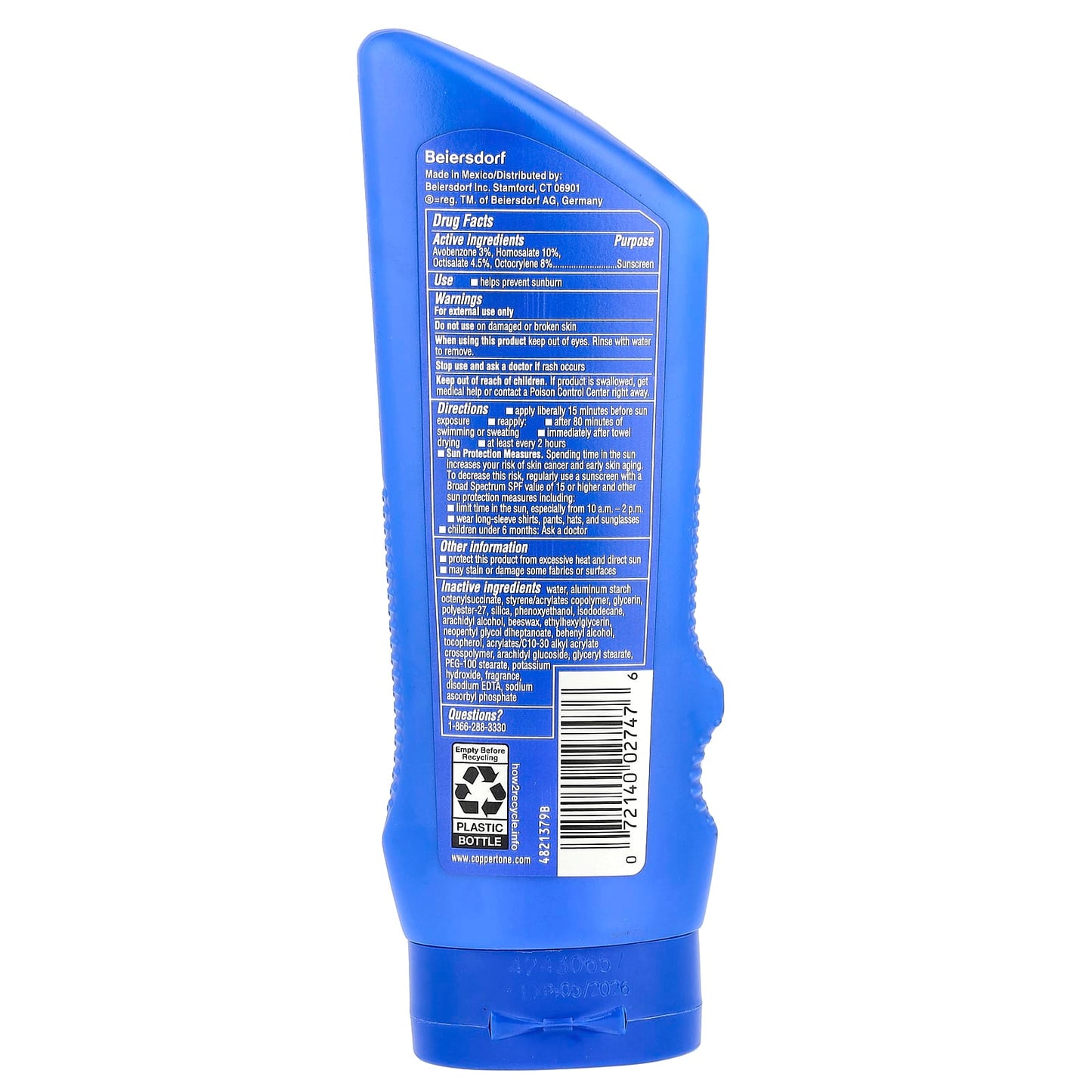 Coppertone Sport 4-in-1 Sunscreen Lotion, SPF 50, 7 fl oz - Image 2