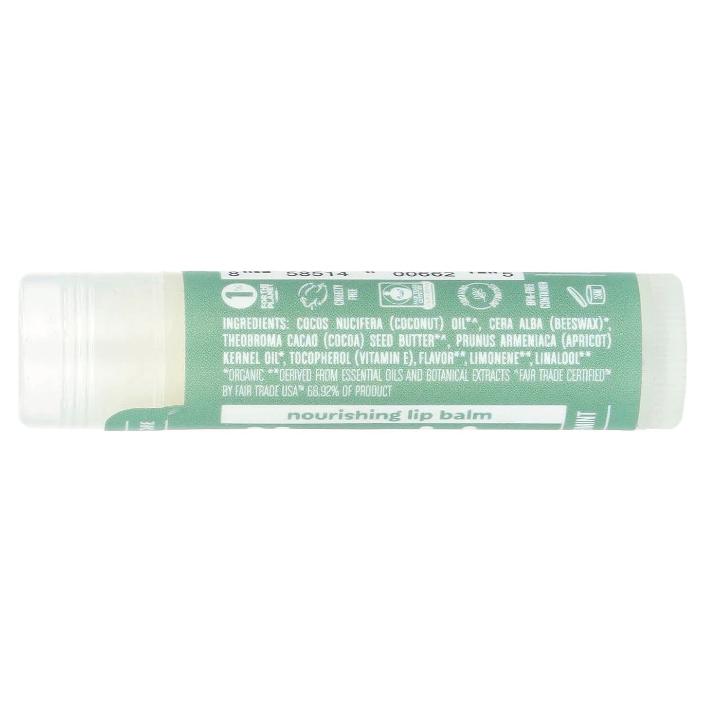 French Peppermint Lip Balm by Humble Brands - Cruelty-Free & Fair Trade - Image 2