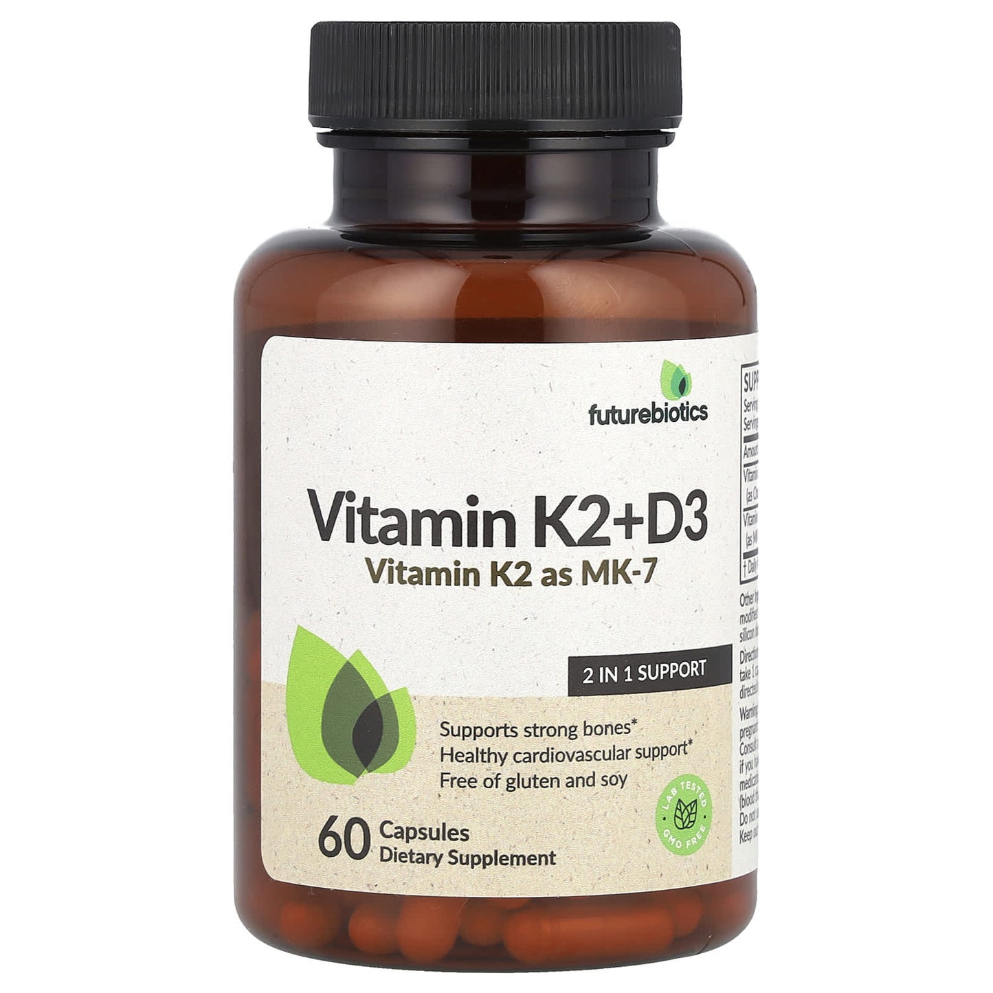 Futurebiotics Vitamin K2 + D3: Strong Bones & Heart Support - Image 1