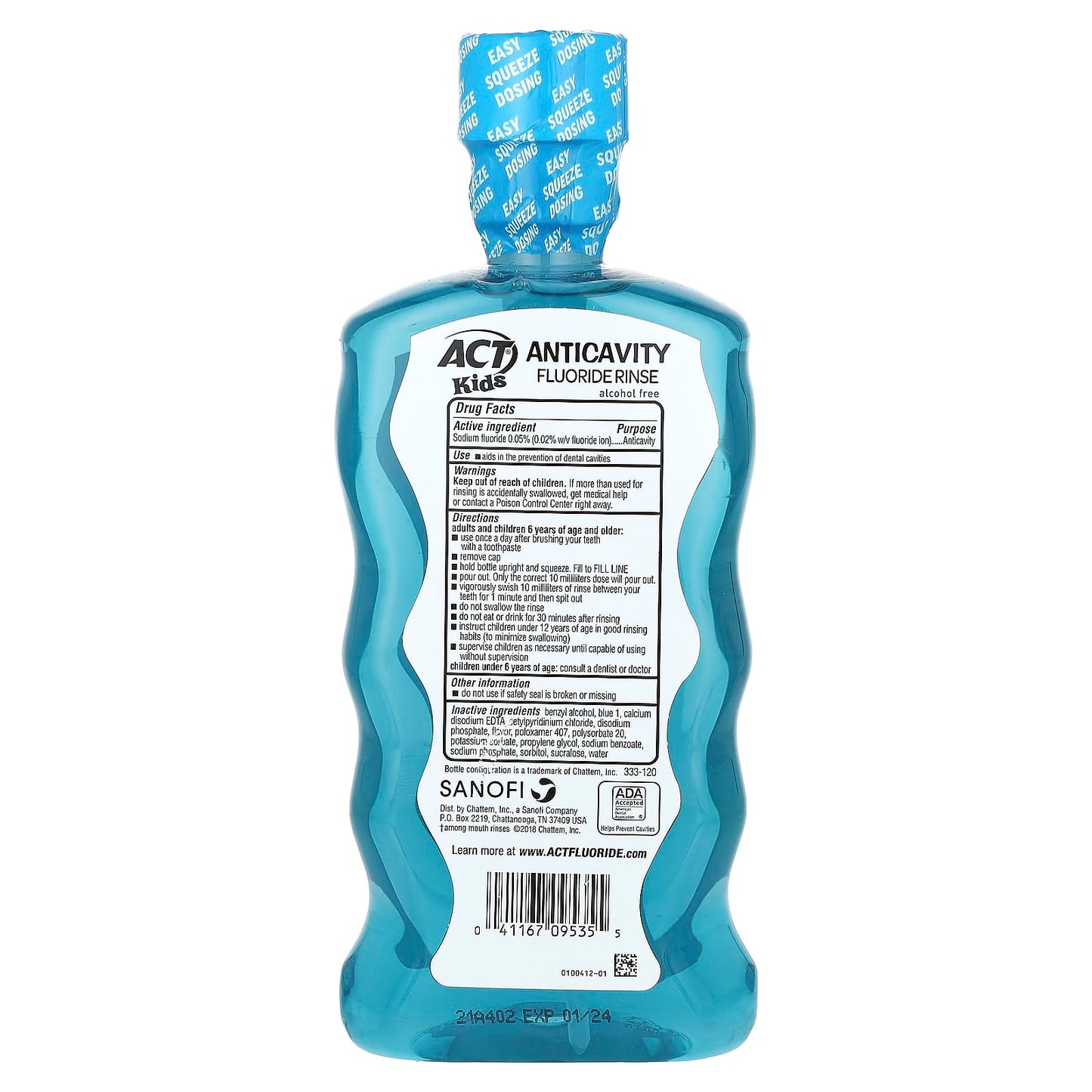 Act Kids Anticavity Rinse - Pineapple Punch, 16.9 fl oz - Image 2