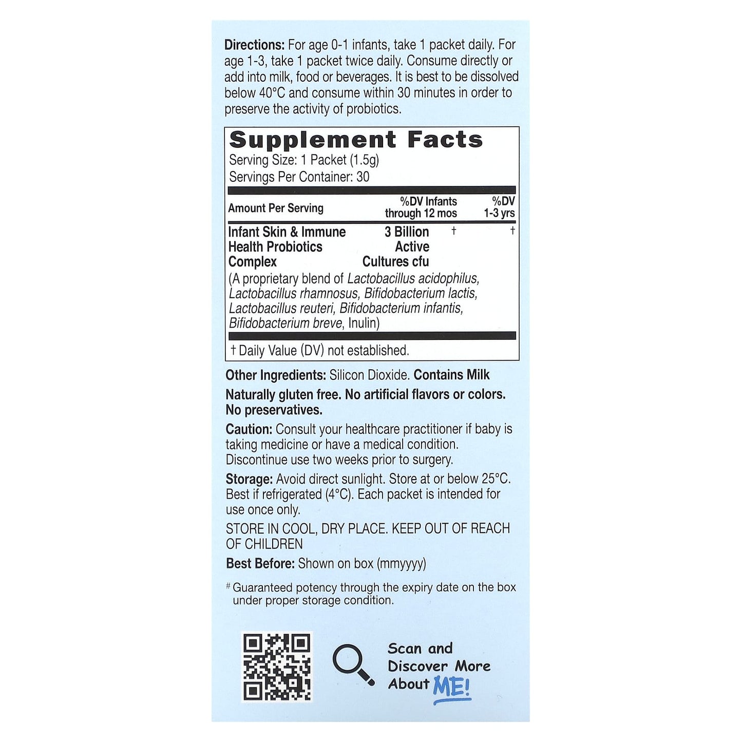 CATALO Baby Probiotics for Immune Health, 30 Packets, 0.05 oz Each - Image 2