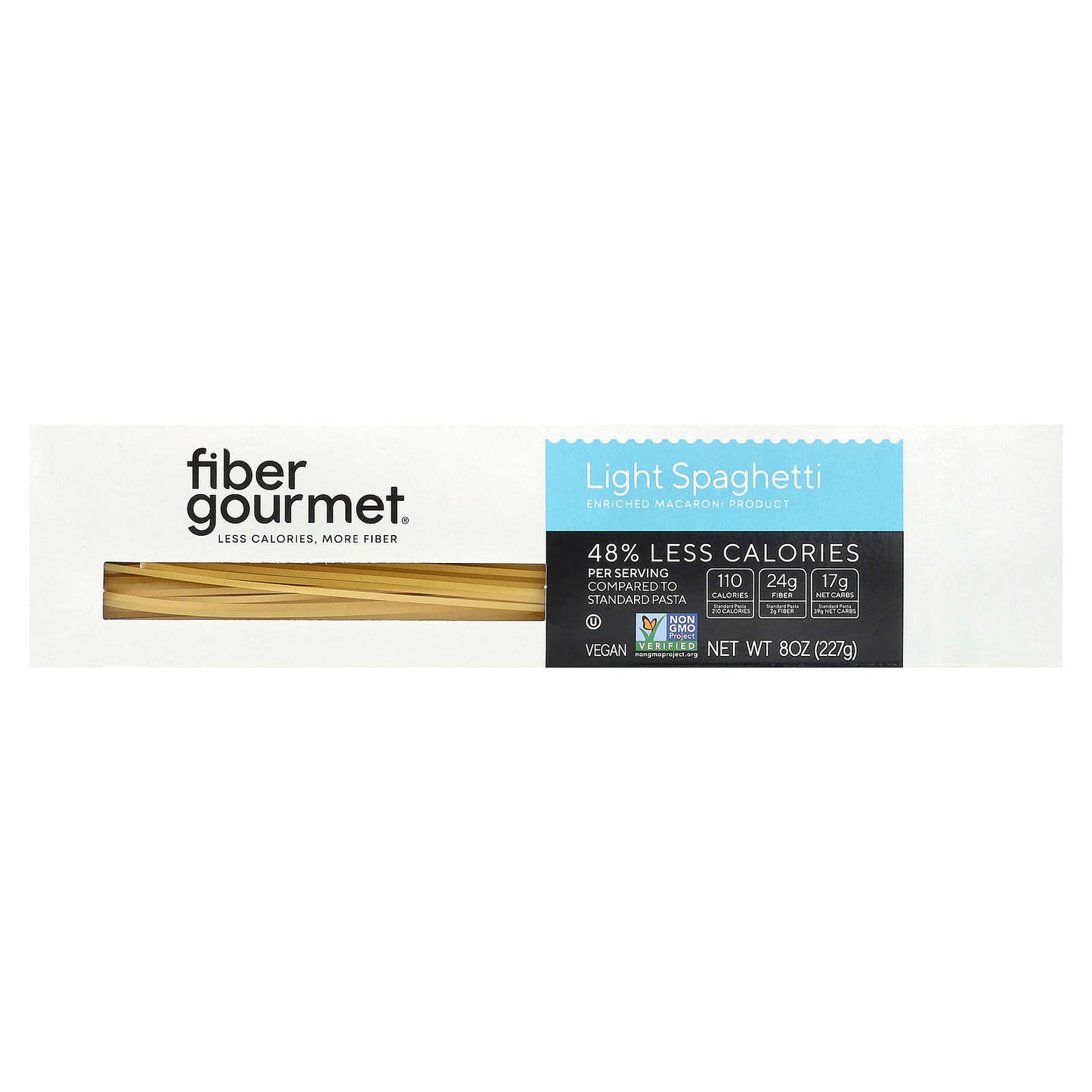 Low-Calorie High-Fiber Spaghetti by Fiber Gourmet, 8 oz (227g) - Image 1