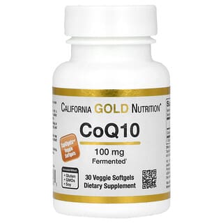 Boost Cardiovascular Health with California Gold Nutrition CoQ10, 100mg, 30 Soft