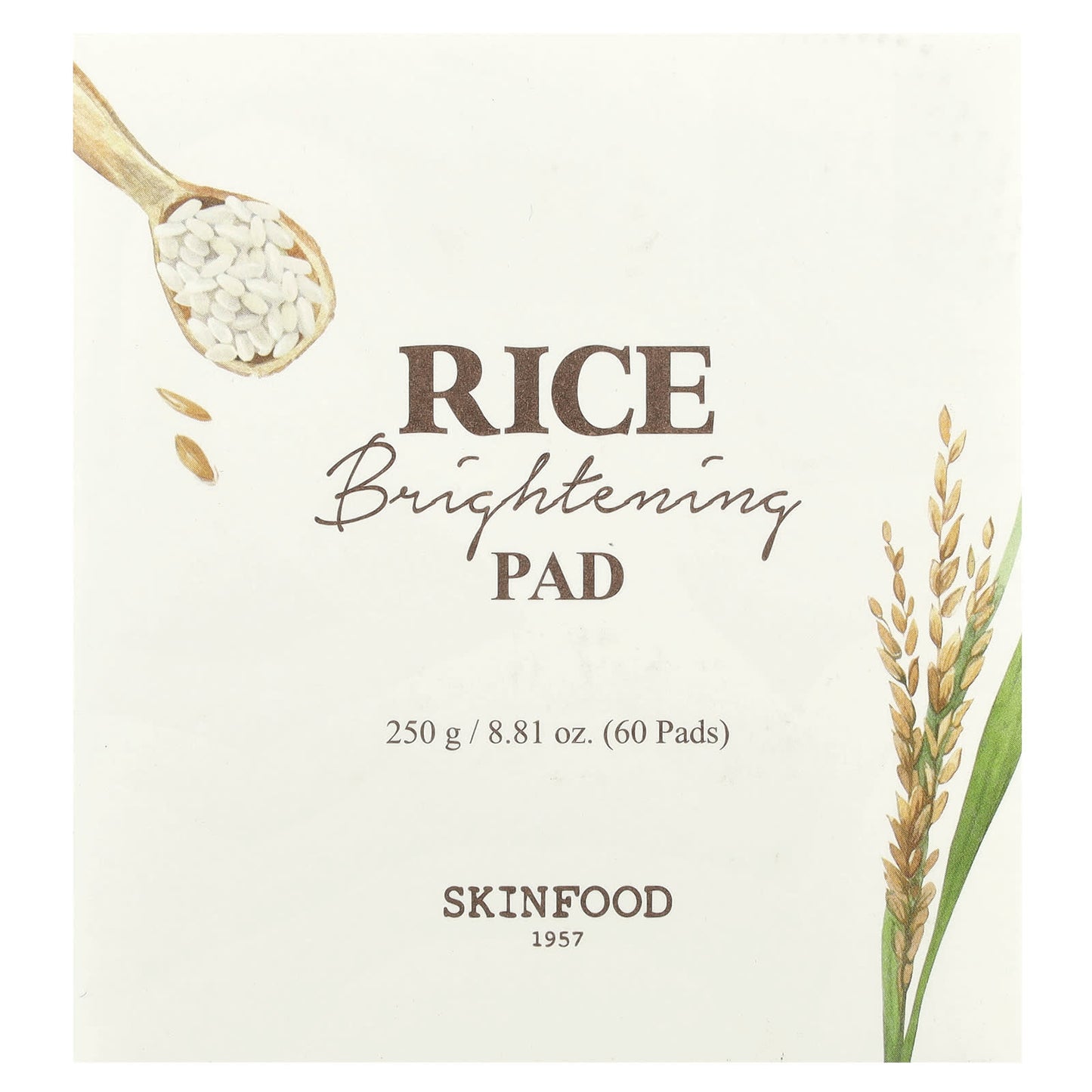 SKINFOOD, Rice Brightening Pad, 60 Pads - Image 2