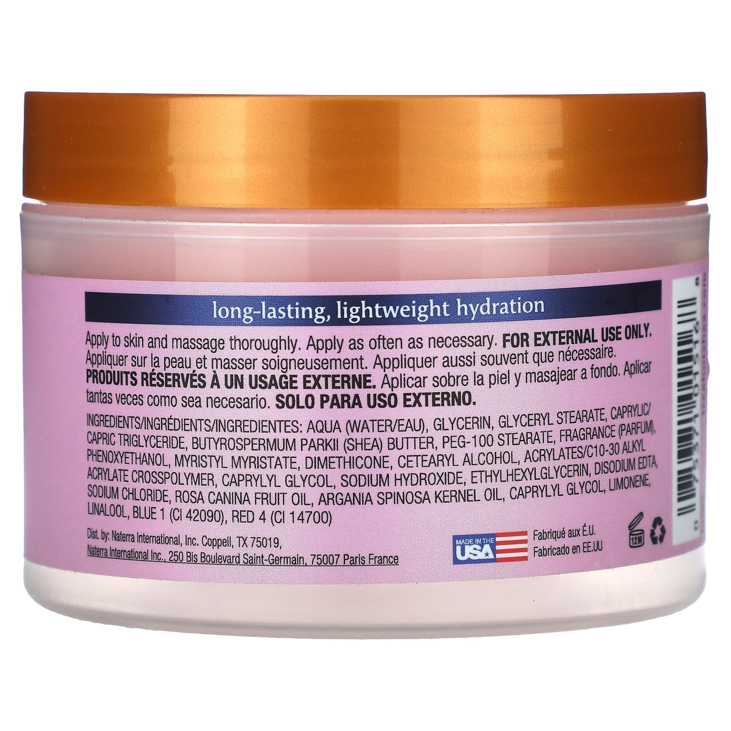 Tree Hut, Whipped Shea Body Butter, Moroccan Rose, 8.4 oz (240 g) - Image 2