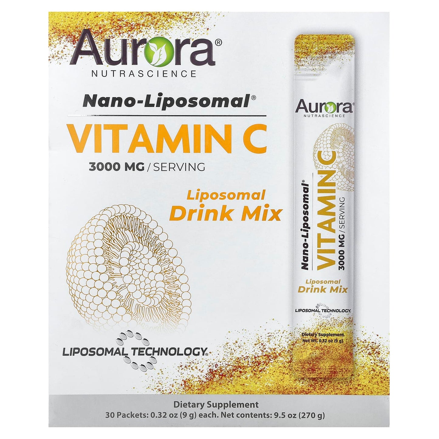 Boost Immunity with Nano-Liposomal Vitamin C, 30 Packets - Image 1