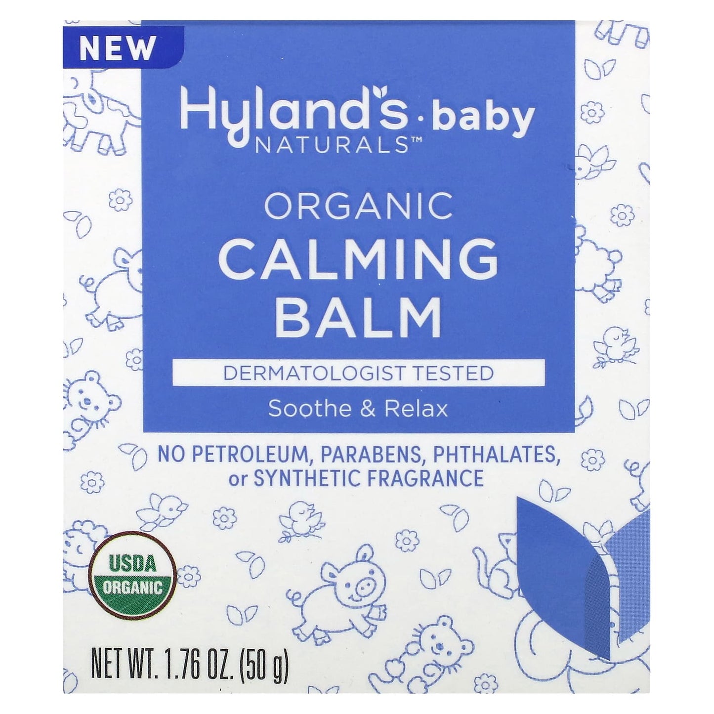 Hyland's Naturals Organic Calming Balm for Baby, 1.76 oz (50g) - Image 2