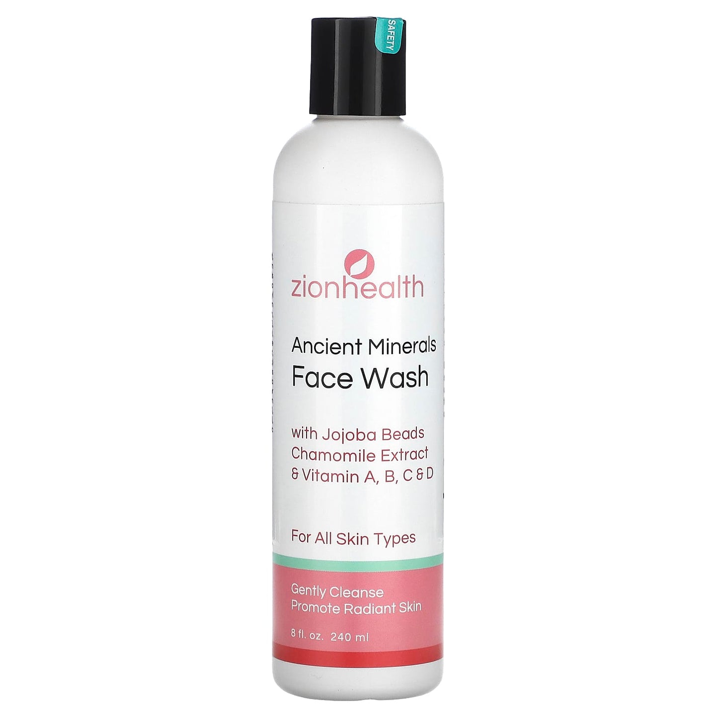 Zion Health, Ancient Minerals Face Wash, 8 fl oz (240 ml) - Image 1