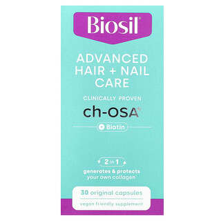 Biosil Advanced Hair and Nail Supplement, 30 Capsules