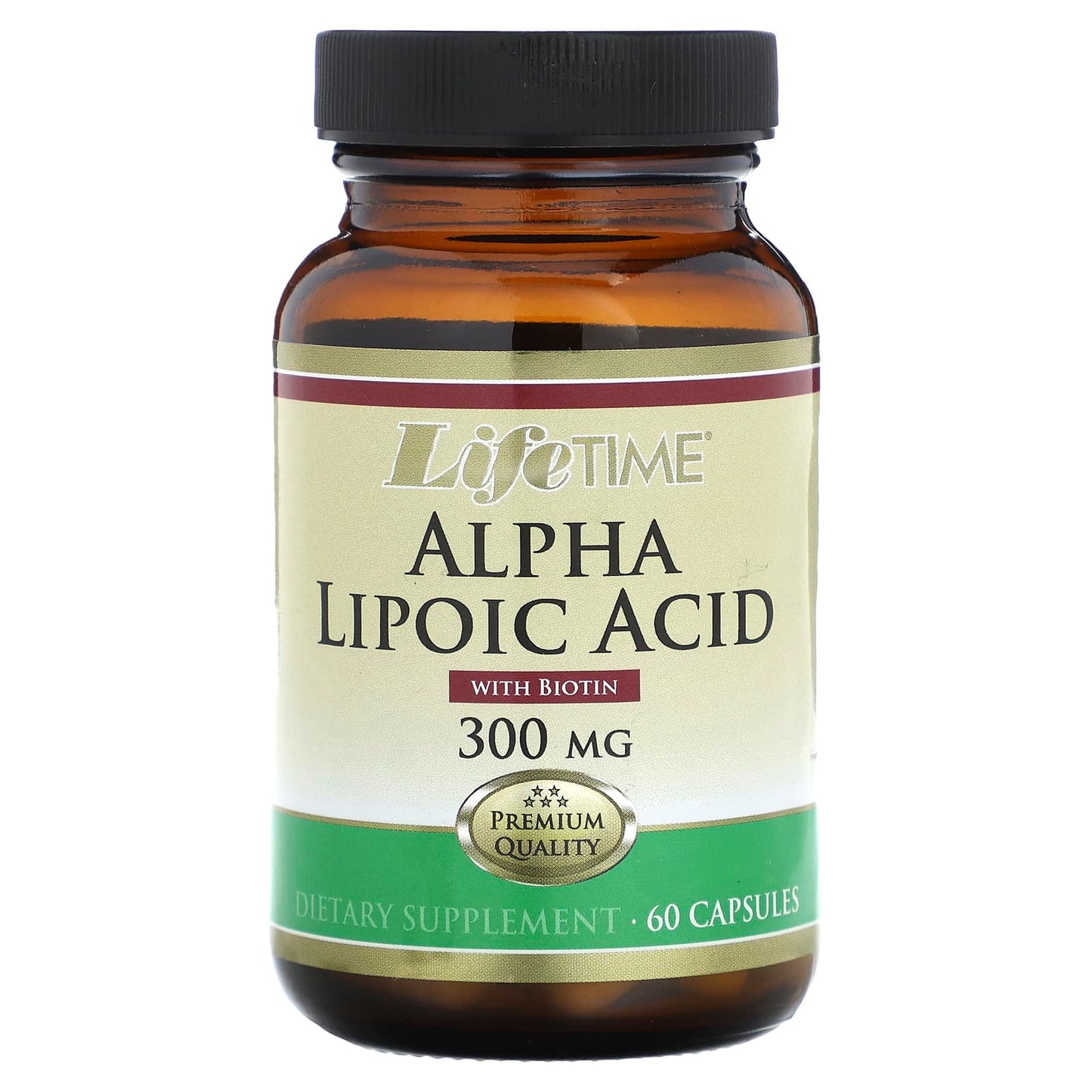 LifeTime Vitamins, Alpha Lipoic Acid, 300 mg, 60 Capsules - Image 1