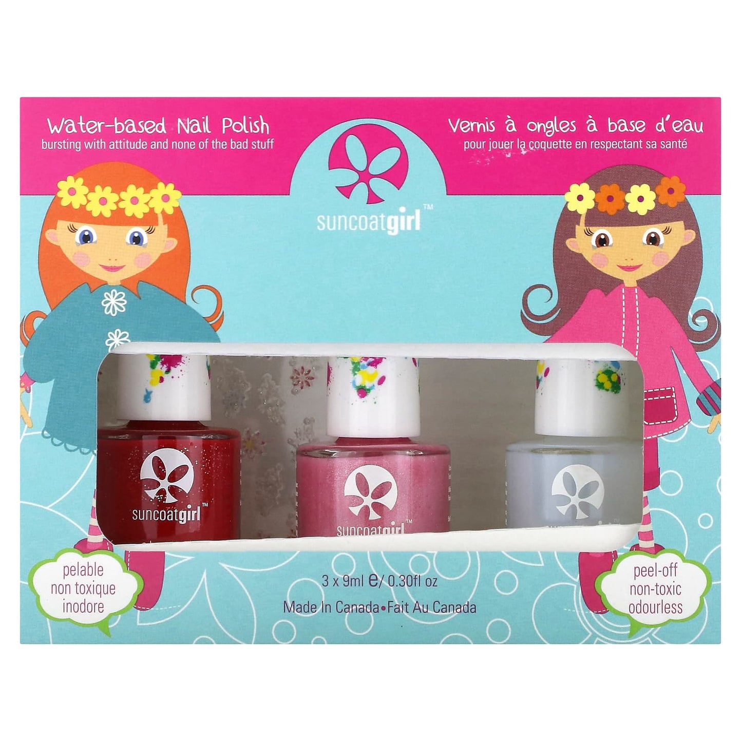 SuncoatGirl, Water-Based Nail Polish, Ballerina Beauty, 4 Piece Kit - Image 2