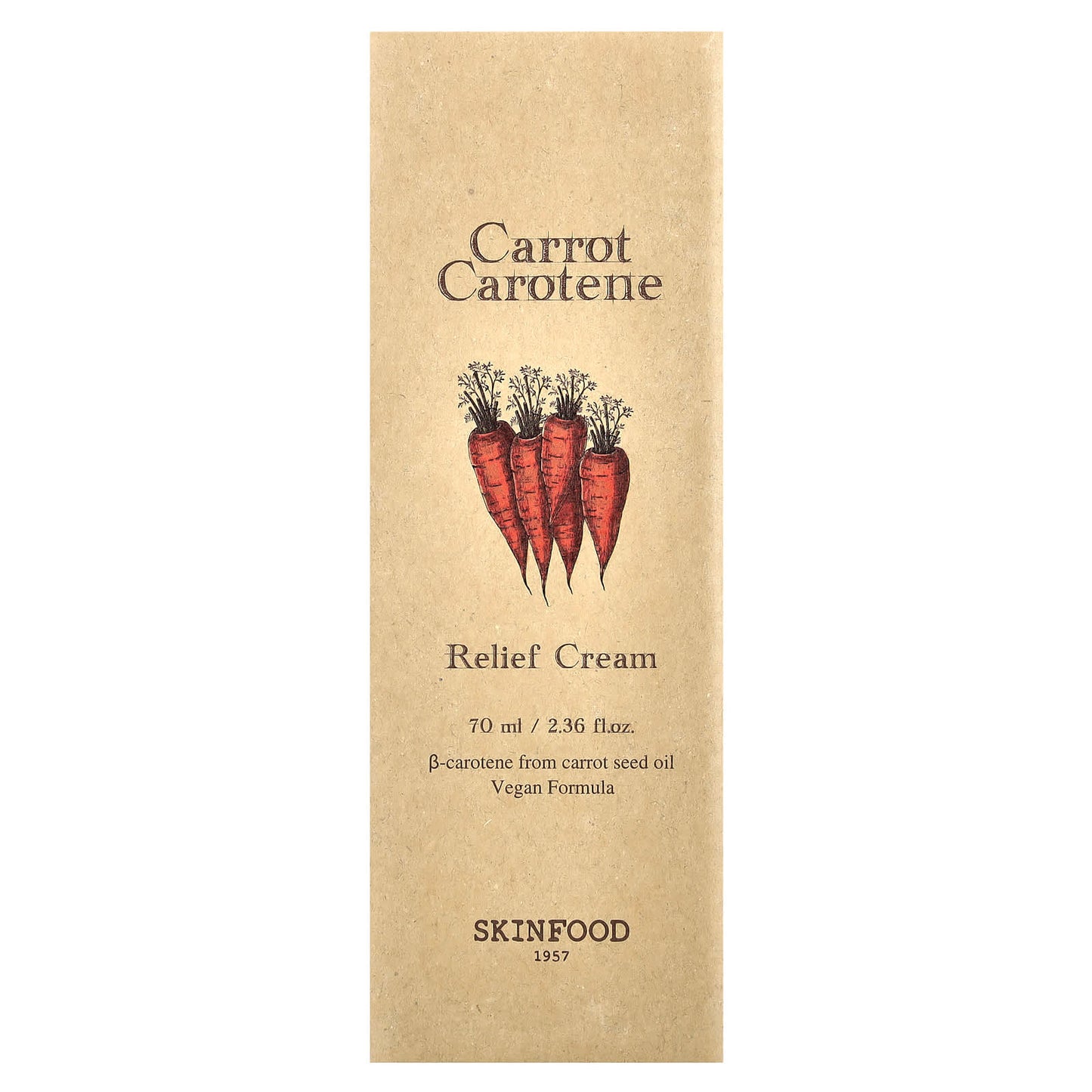SKINFOOD, Carrot Carotene Relief Cream , 2.36 fl oz (70 ml) - Image 2