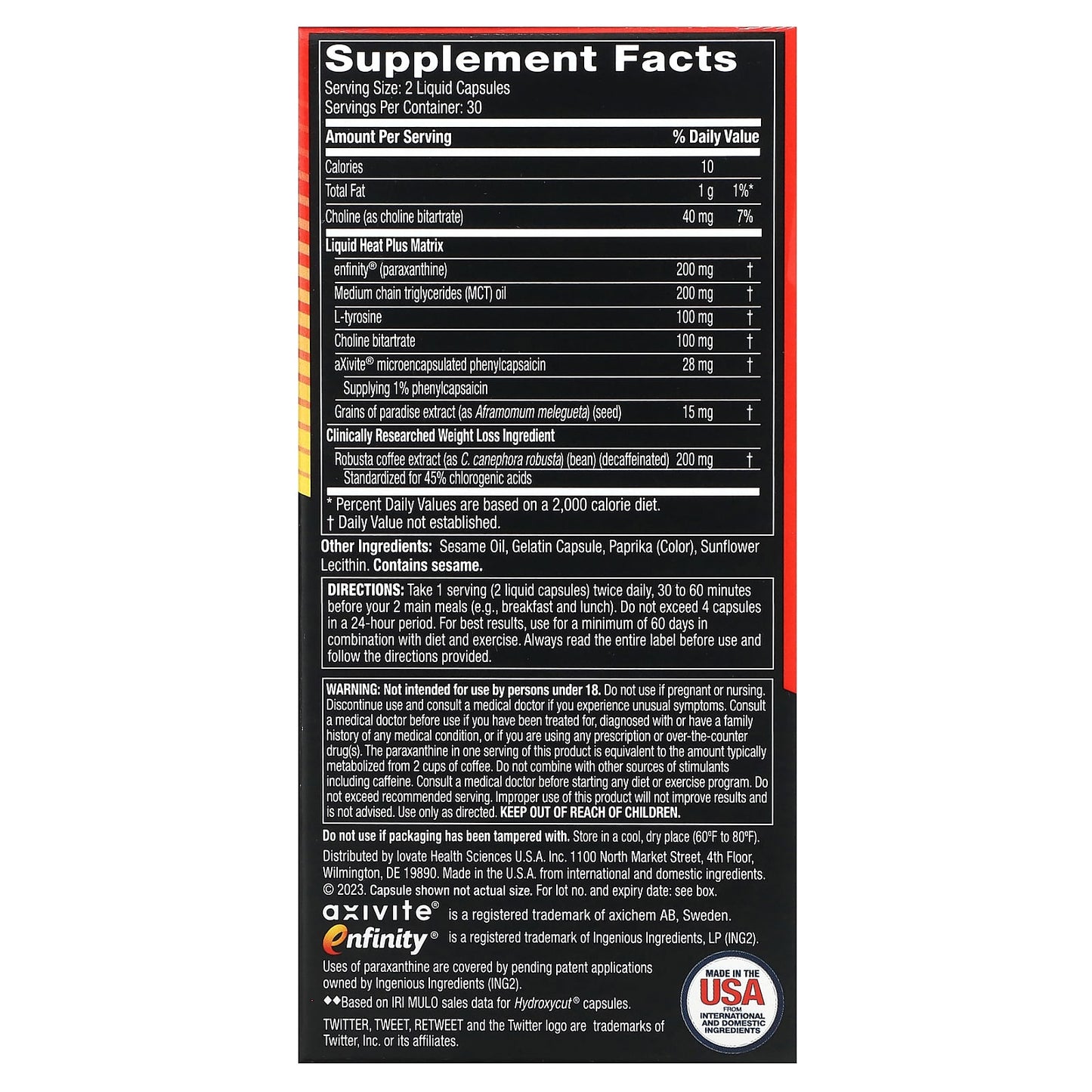 Hydroxycut Hardcore Liquid Heat - Fast Weight Loss Supplement - Image 2