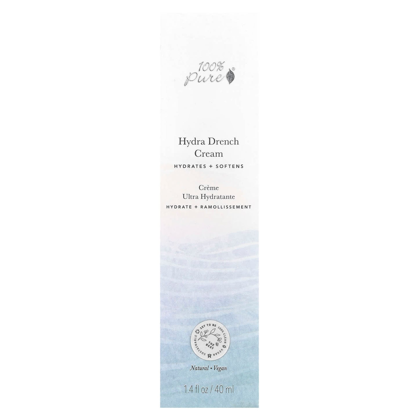 100% Pure Hydra Drench Cream - Soothing & Hydrating Face Moisturizer - Image 2