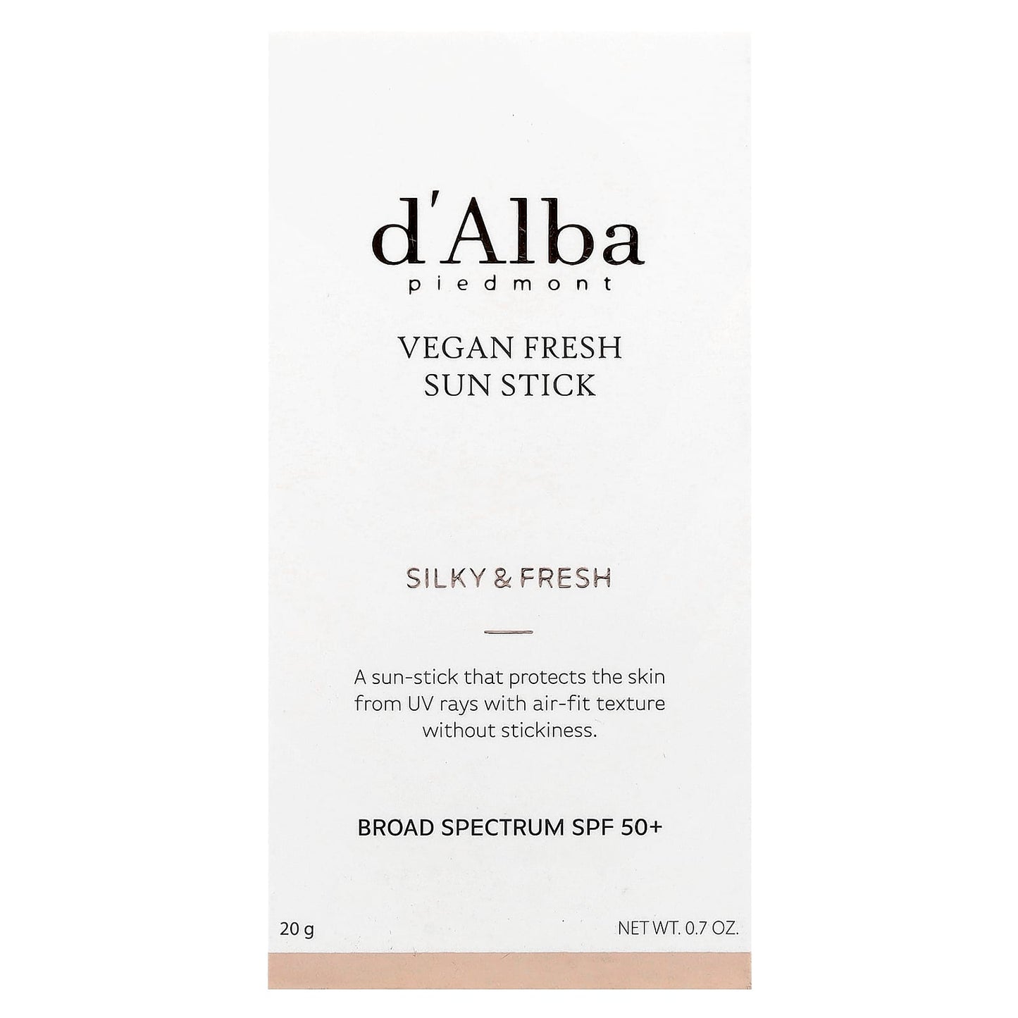 d'Alba Vegan Sun Stick SPF 50+, Lightweight & Refreshing - Image 2