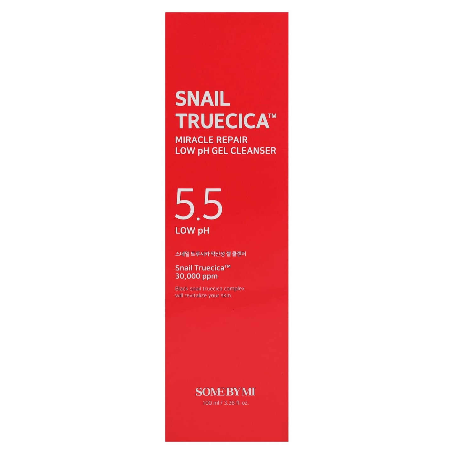SOME BY MI, Snail Truecica, Miracle Repair Low ph Gel Cleanser, 3.38 fl oz (100 ml) - Image 2