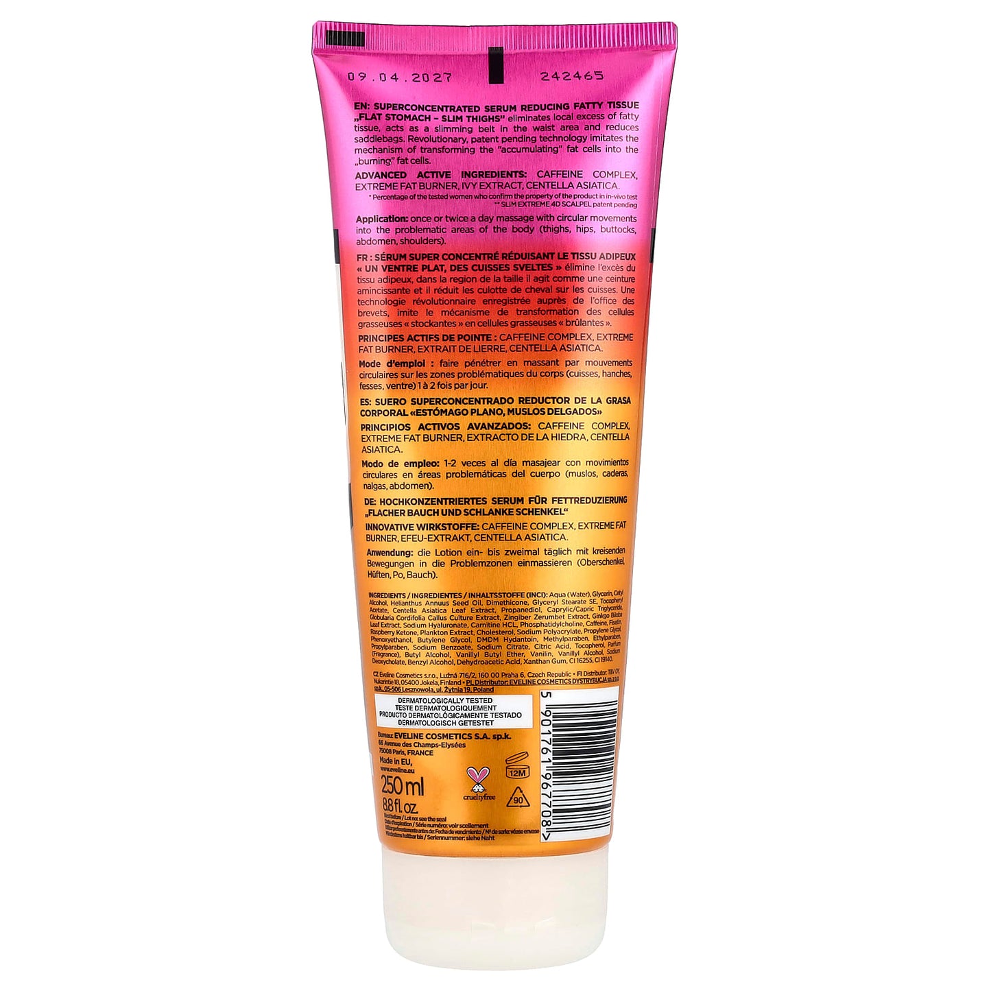 Eveline Slim Extreme 4D Scalpel Serum for Fat Reduction and Cellulite - Image 2