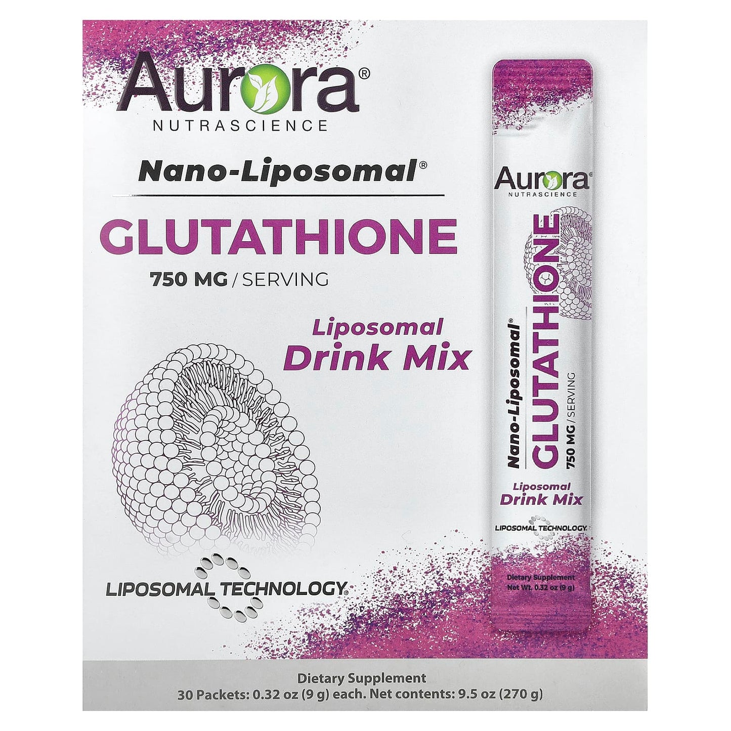 Boost Glutathione Levels with Nano-Liposomal Glutathione by Aurora Nutrascience - Image 1