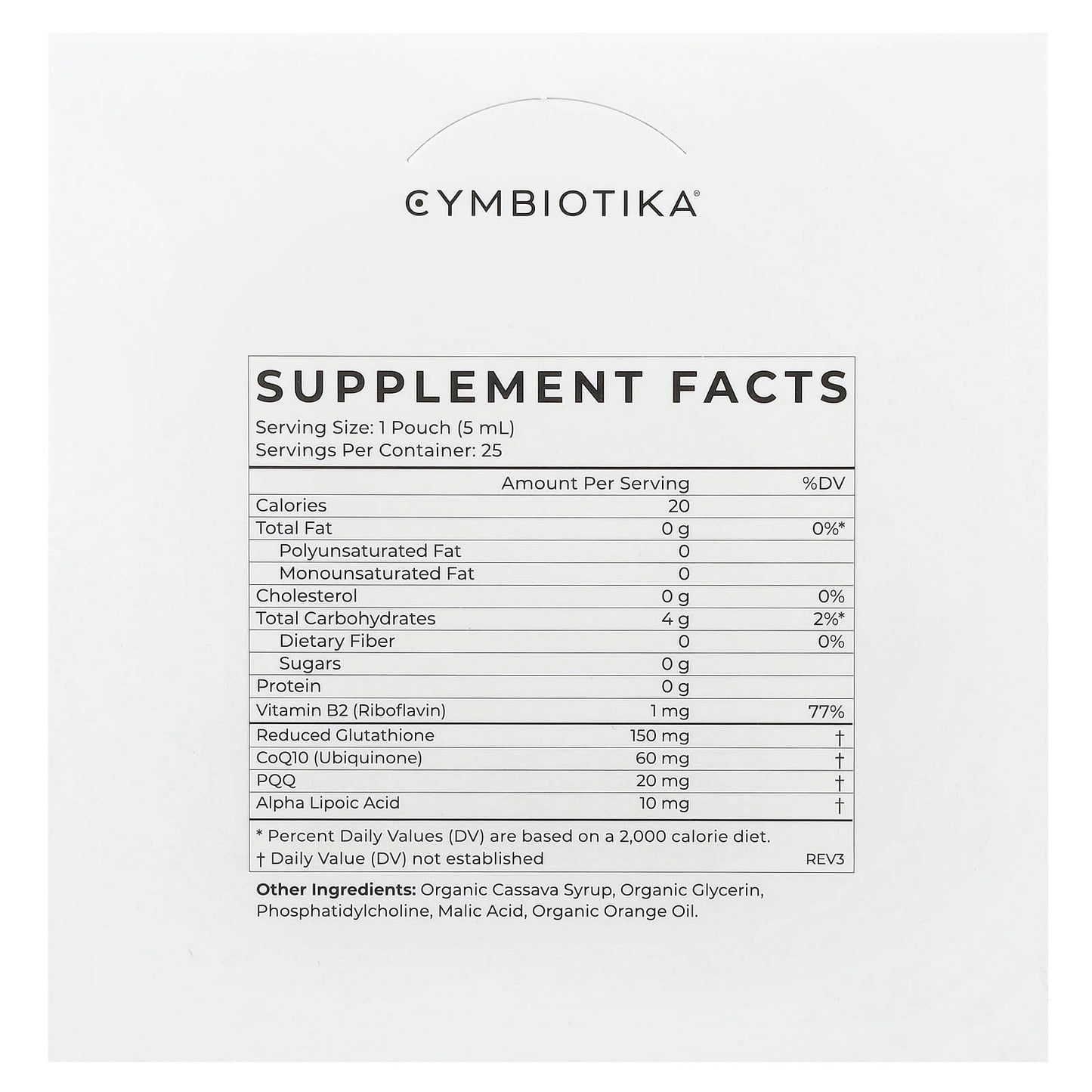 Cymbiotika Liposomal Glutathione - 25 Pouches, Citrus Berry - Image 2