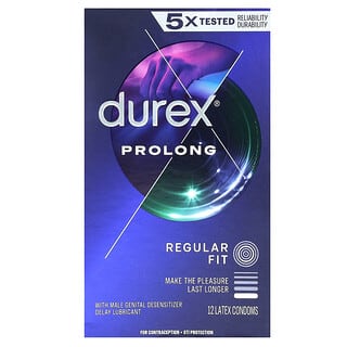 Durex Prolong Condoms | Extended Pleasure & Protection