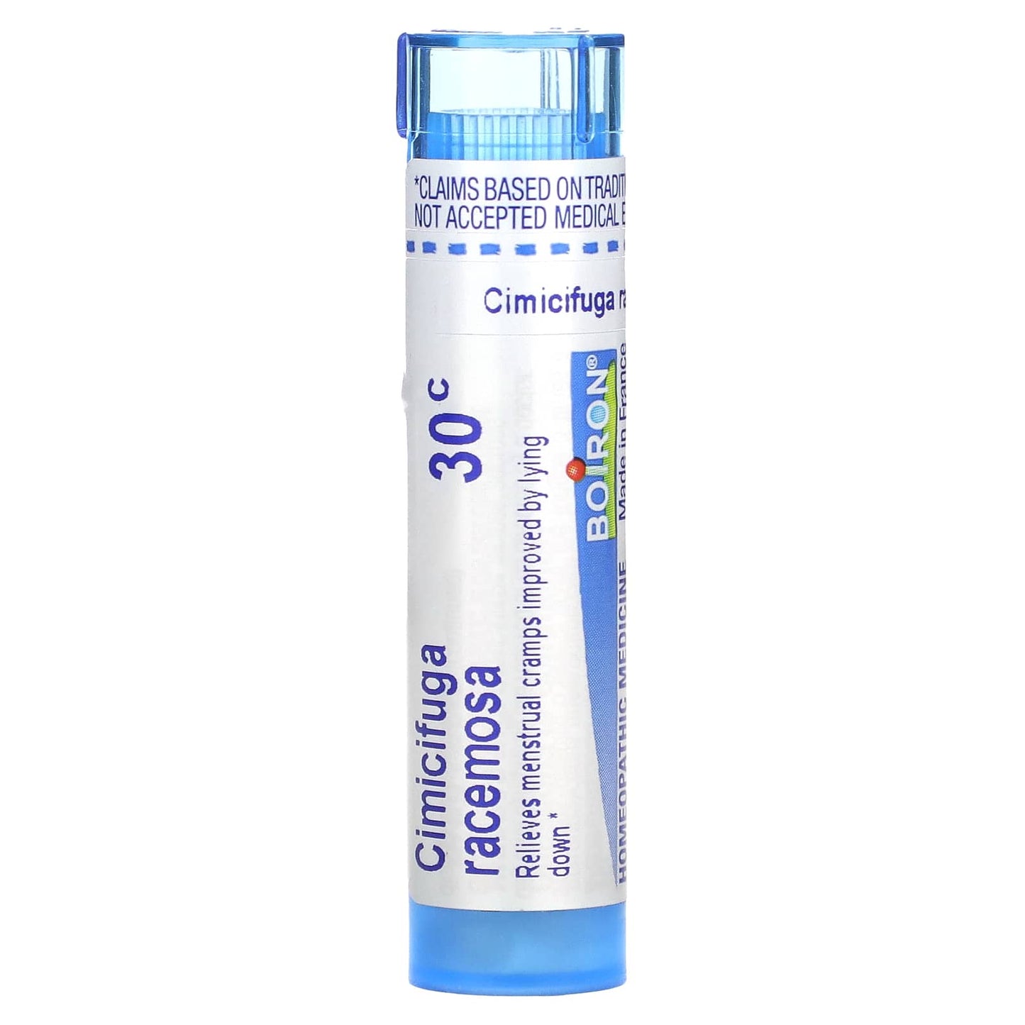 Menstrual Cramp Relief with Boiron Cimicifuga 30C Homeopathic Pellets - Image 1