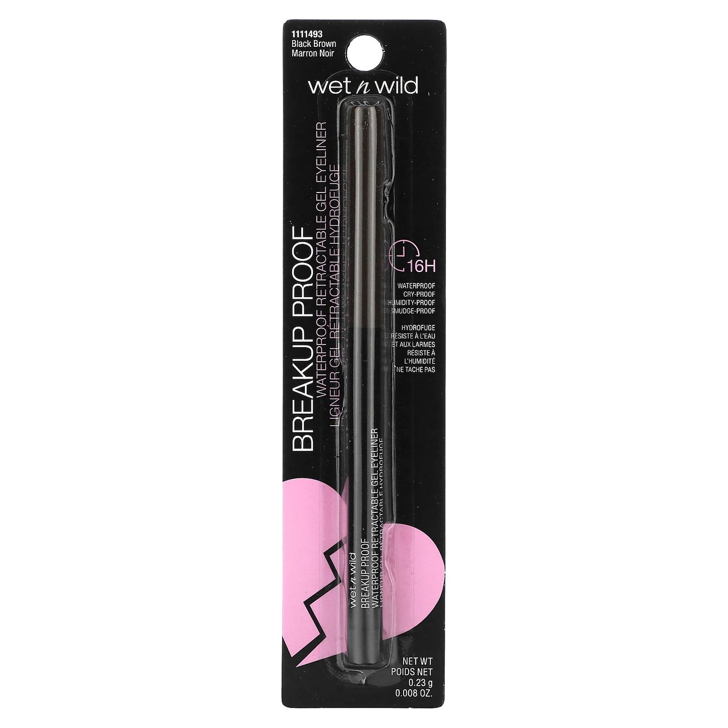 wet n wild, Breakup Proof, Waterproof Retractable Gel Eyeliner, 1111493 Black Brown, 0.008 oz (0.23 g) - Image 2