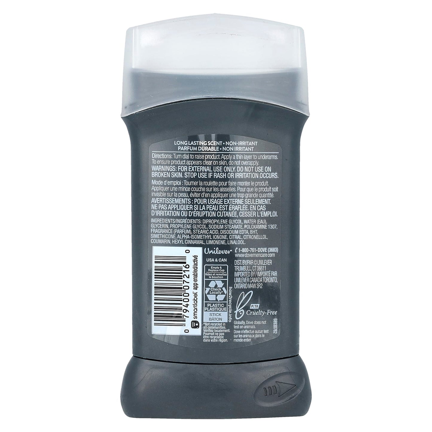 Dove Men+Care Clean Comfort Deodorant for Long Lasting Scent Protection - Image 2
