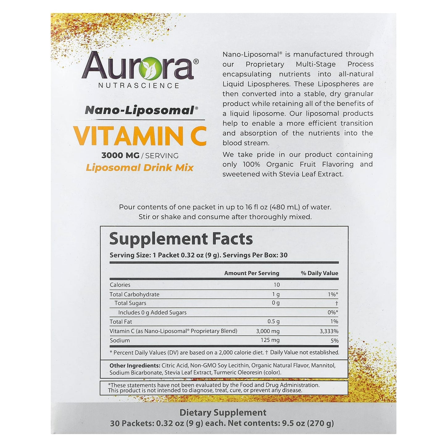 Boost Immunity with Nano-Liposomal Vitamin C, 30 Packets - Image 2
