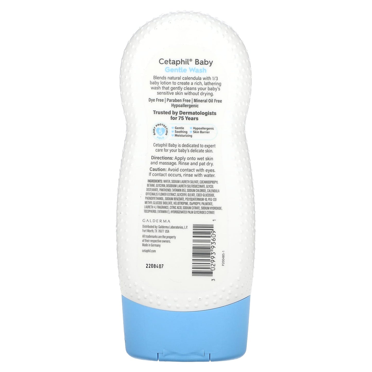 Cetaphil Baby Gentle Wash, 7.8 fl oz - Sensitive Skin Care - Image 2