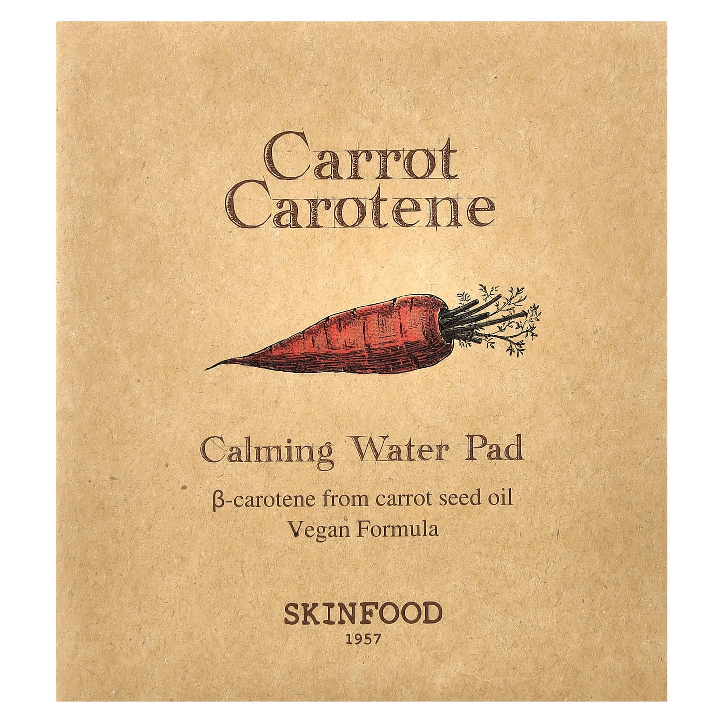 SKINFOOD, Carrot Carotene, Calming Water Pad, 60 Pads - Image 2