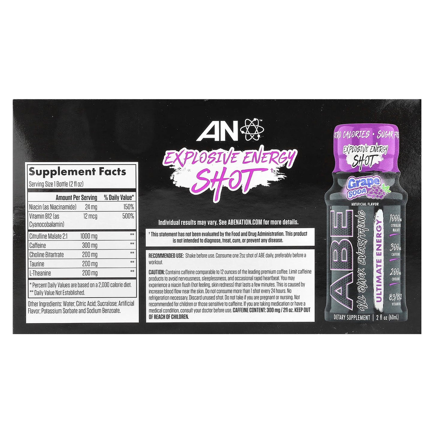 Grape Energy Shot - Ultimate Boost for Fitness & Focus - Image 2