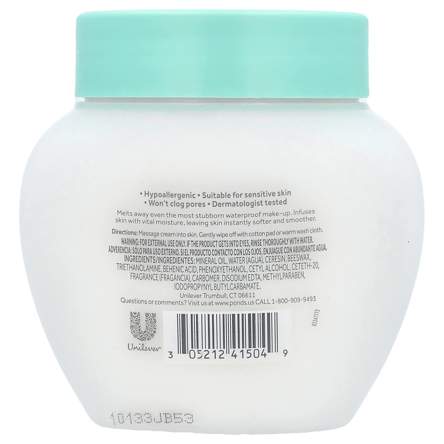 Pond's, Cold Cream, Make-Up Remover, 9.5 oz (269 g) - Image 2