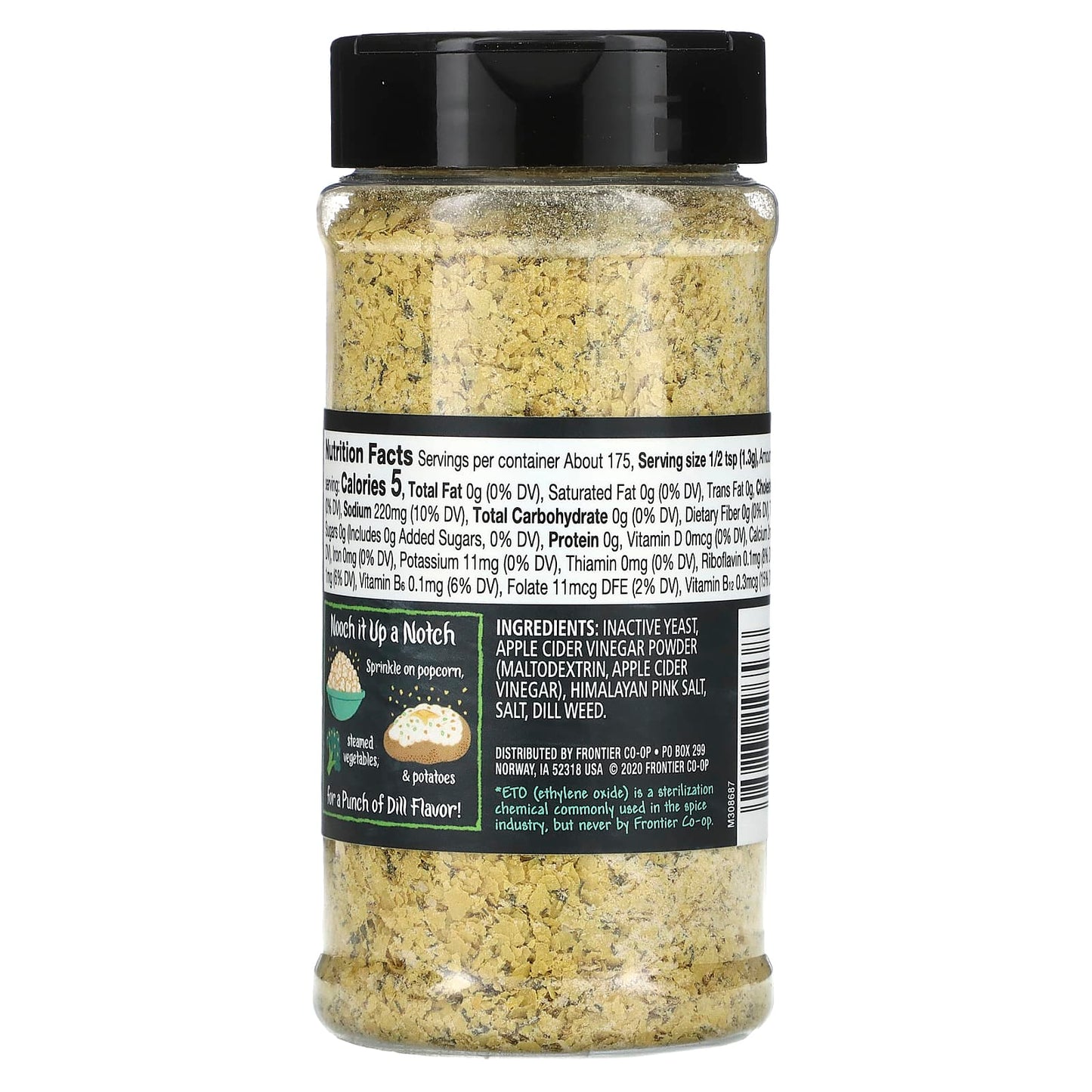 Delicious Frontier Co-op Nutritional Yeast with Dill & Vinegar Flavor - Image 2