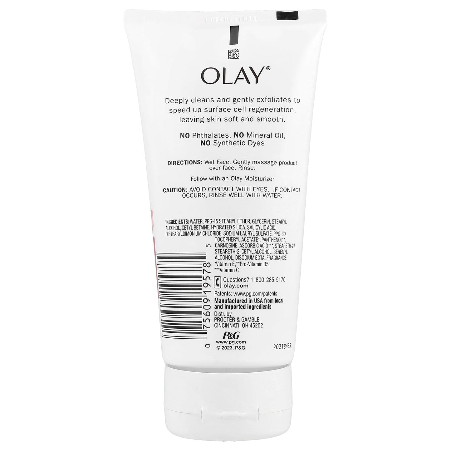 Olay, Regenerating Cream Cleanser With Vitamin E, 5 fl oz (150 ml) - Image 2