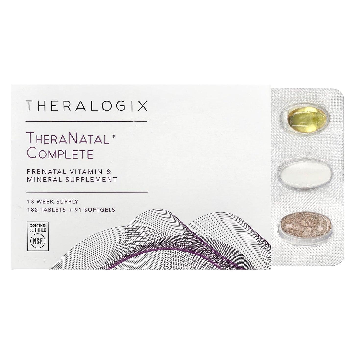 Theralogix, TheraNatal Complete, 182 Tablets + 91 Softgels - Image 1