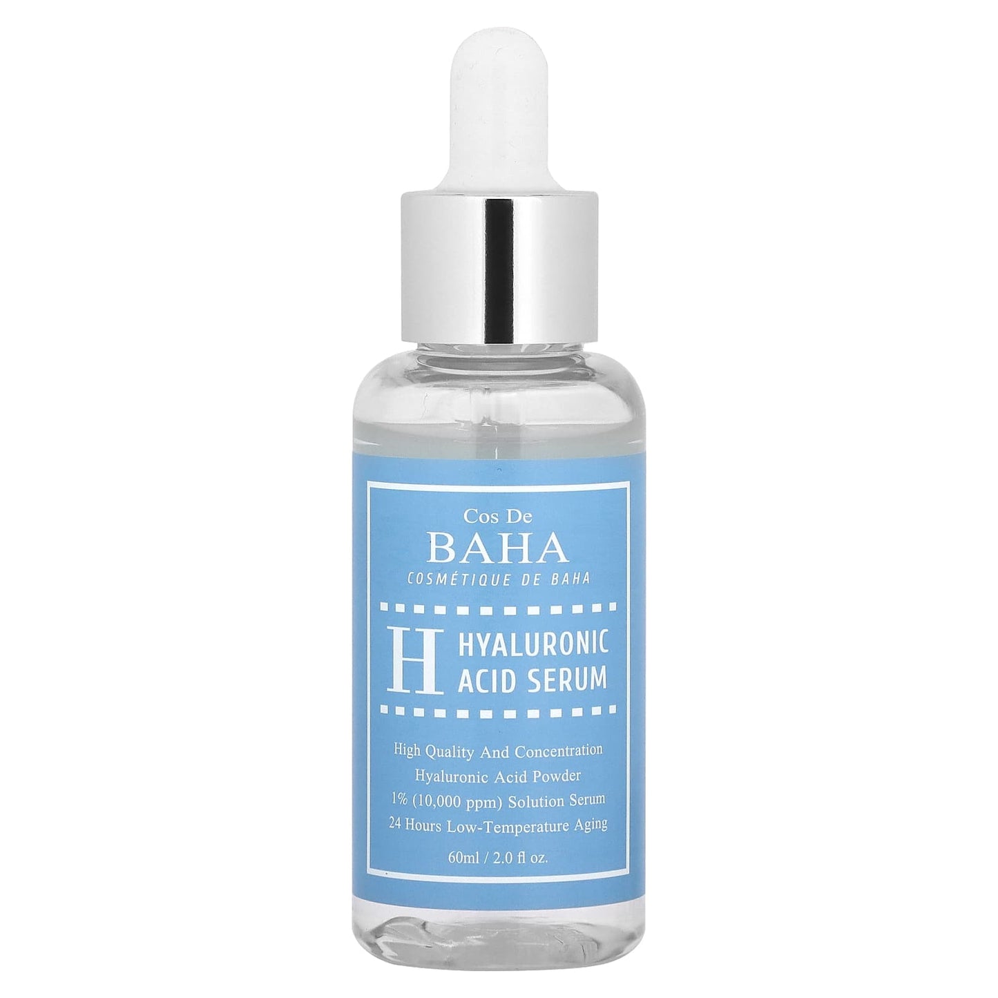 Cos De BAHA Hyaluronic Acid Serum 2 fl oz (60 ml) for Plumper Skin - Image 1