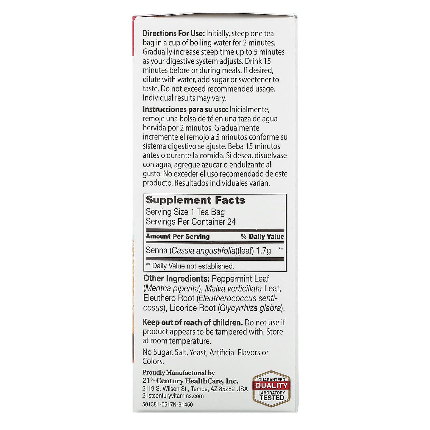 Caffeine-Free Herbal Slimming Tea for Weight Loss - Image 2
