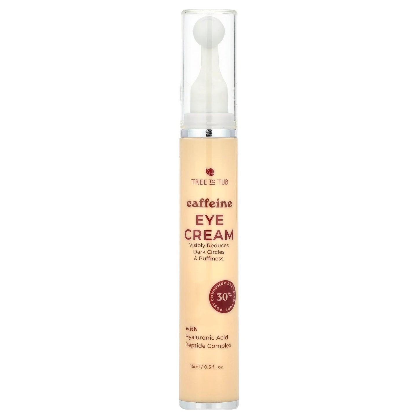 Tree To Tub, Caffeine Eye Cream, 0.5 fl oz (15 ml) - Image 1
