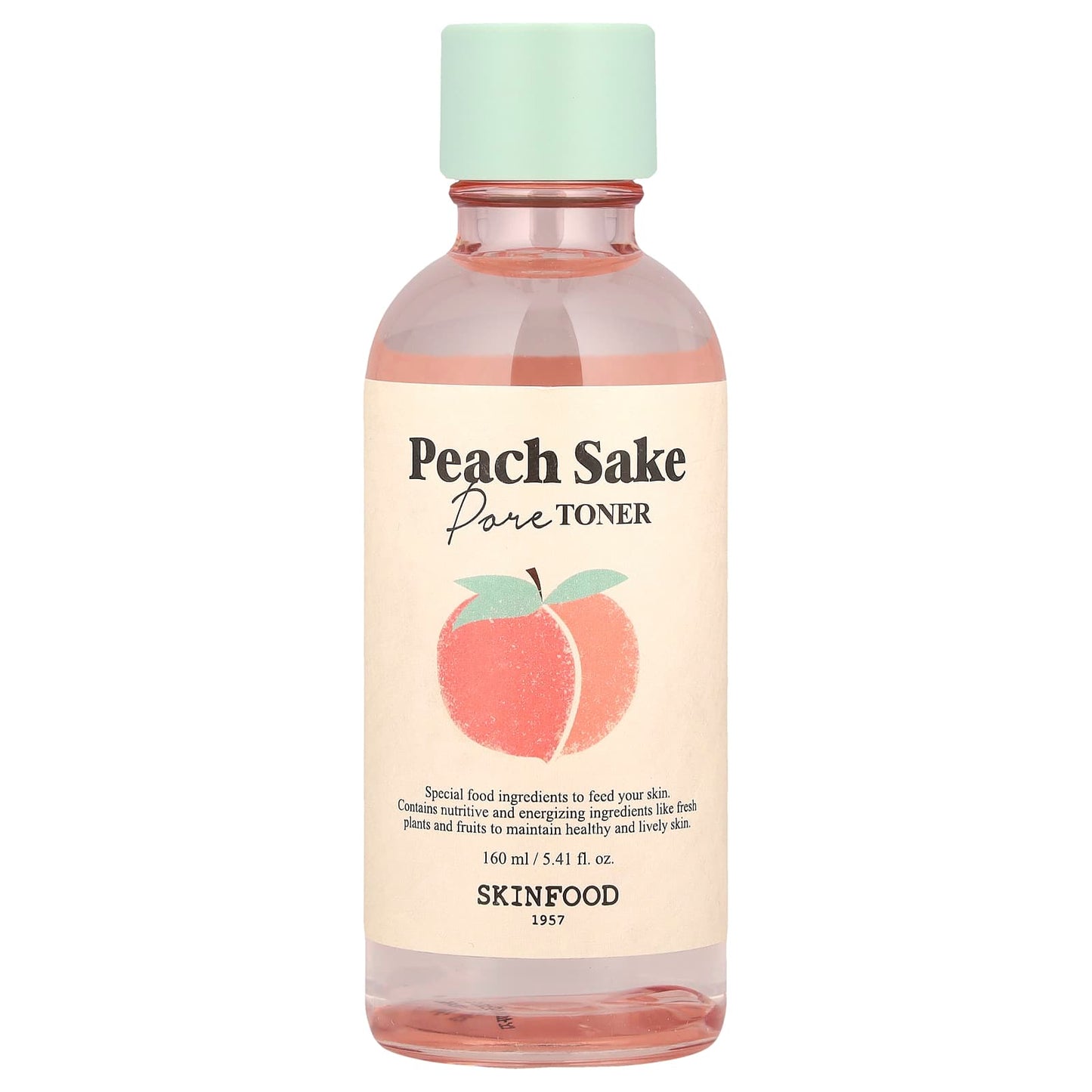 SKINFOOD, Peach Sake Pore Toner, 5.41 fl oz (160 ml) - Image 1