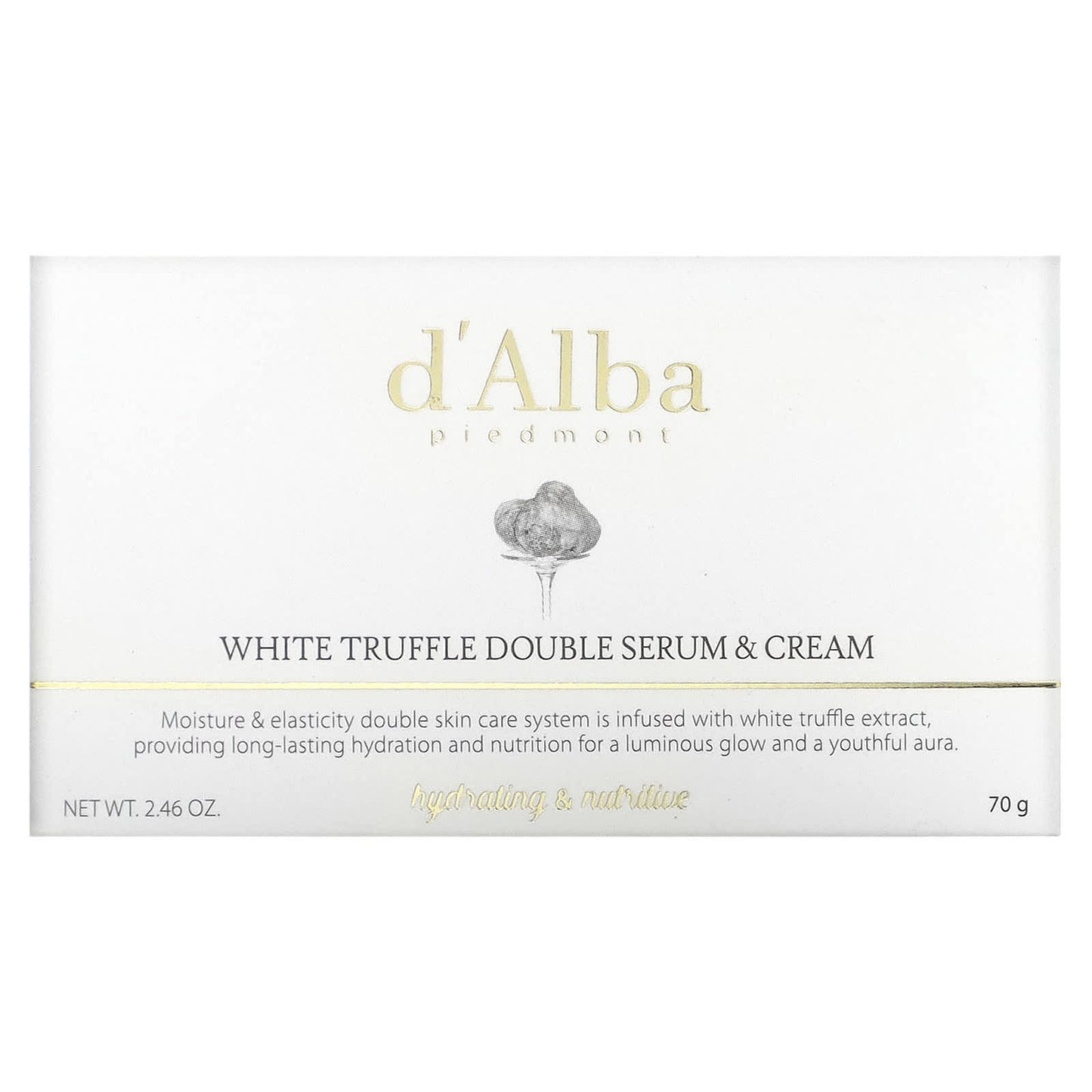 d'Alba White Truffle Double Serum & Cream Set for Hydrated, Glowing Skin - Image 2