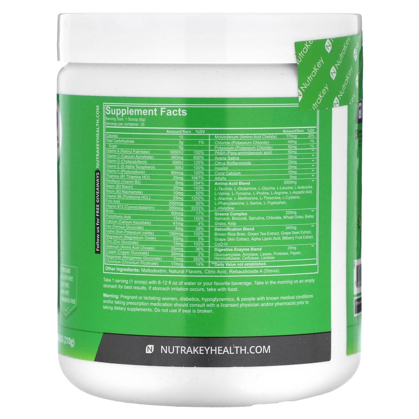 Nutrakey, Envie, Pineapple Mango, 0.46 lbs (210 g) - Image 2