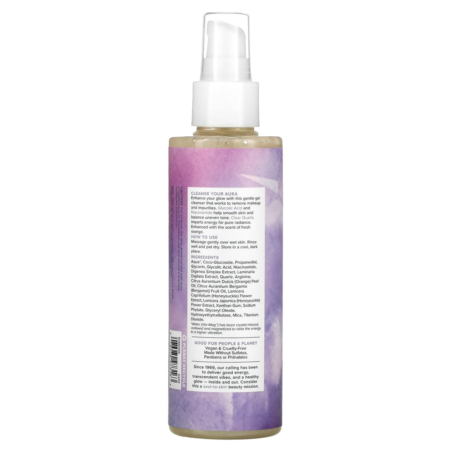 Glowing Skin with Heritage Store Aura Gel Cleanser - Image 2