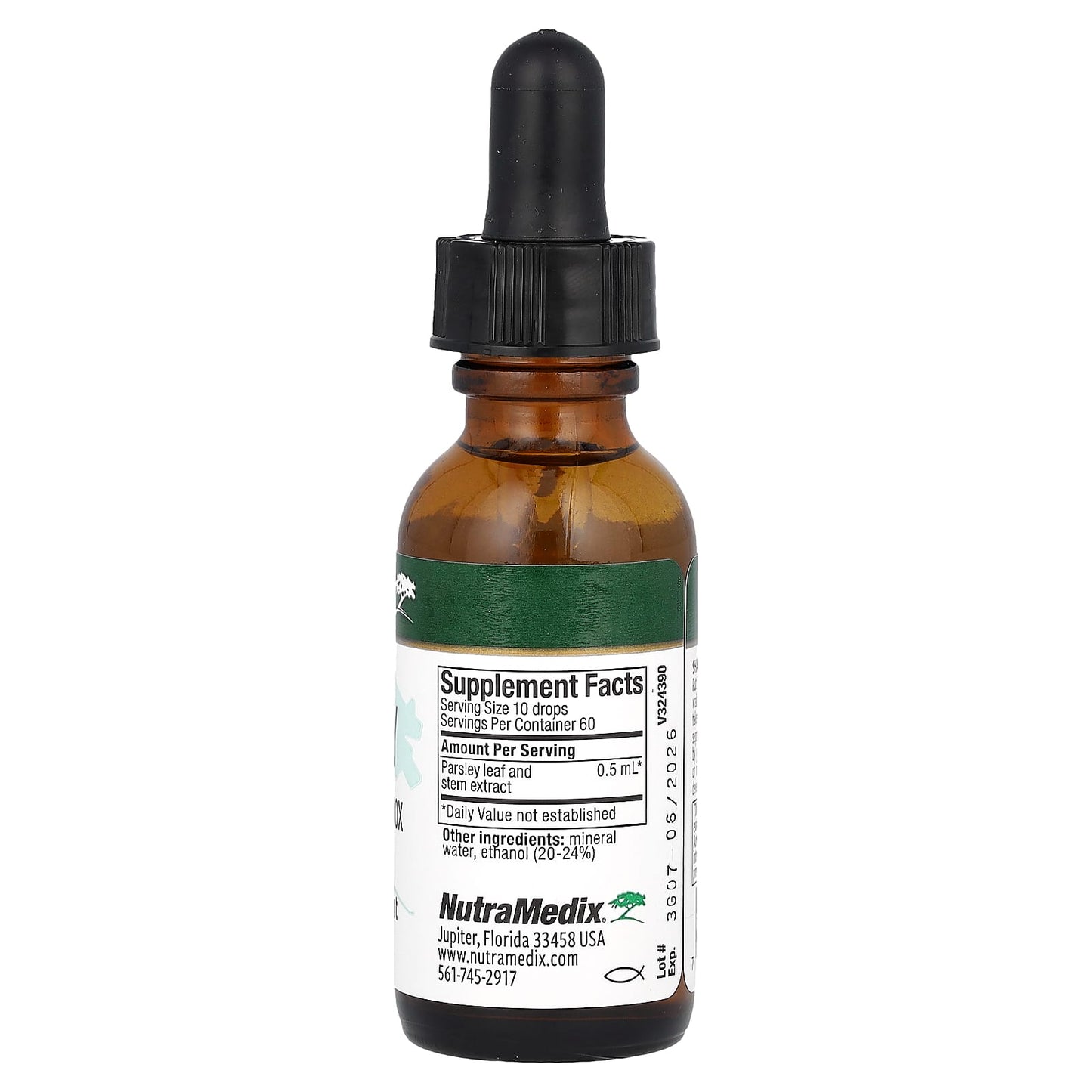NutraMedix, Parsley, Antioxidant/Detox Support, 1 fl oz (30 ml) - Image 2