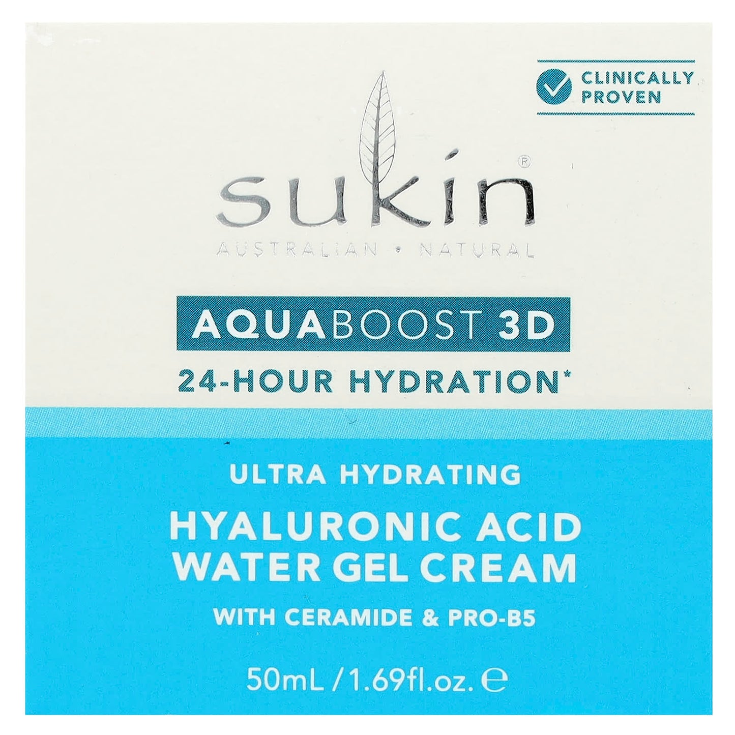 Sukin, AquaBoost 3D, Hyaluronic Acid Water Gel Cream, 1.69 fl oz (50 ml) - Image 2