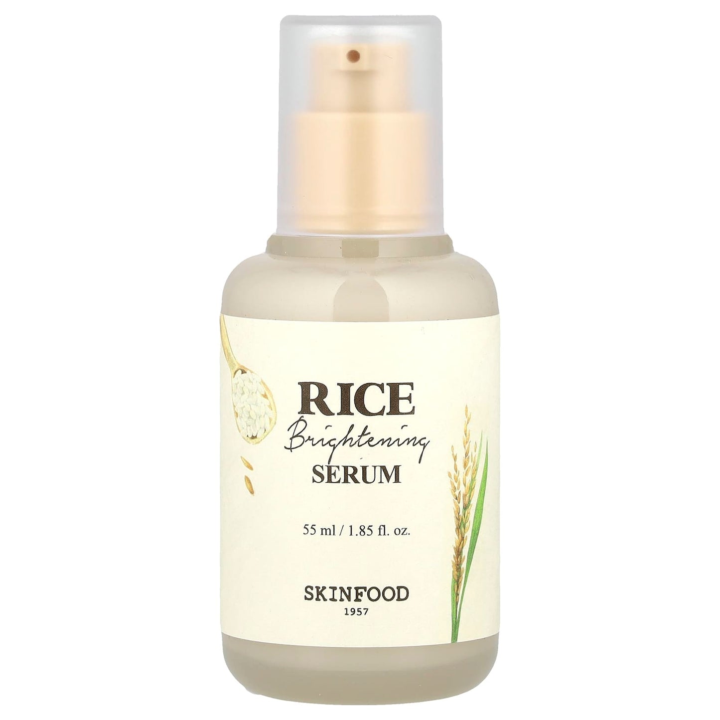 SKINFOOD, Rice Brightening Serum, 1.85 fl oz (55 ml) - Image 1