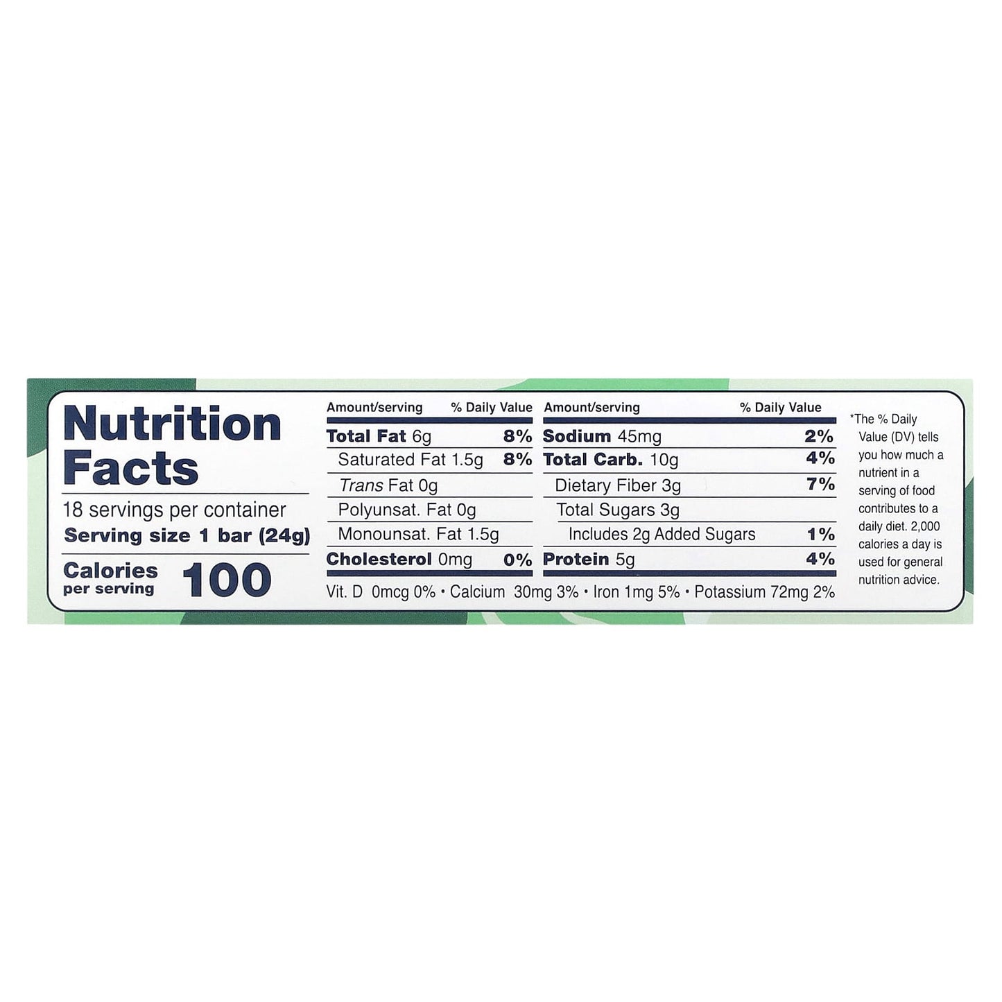 Zing Bars, Plant-Based Mini Bar, Dark Chocolate Mint in Almond Butter, 18 Bars, 0.84 oz (24 g) Each - Image 2