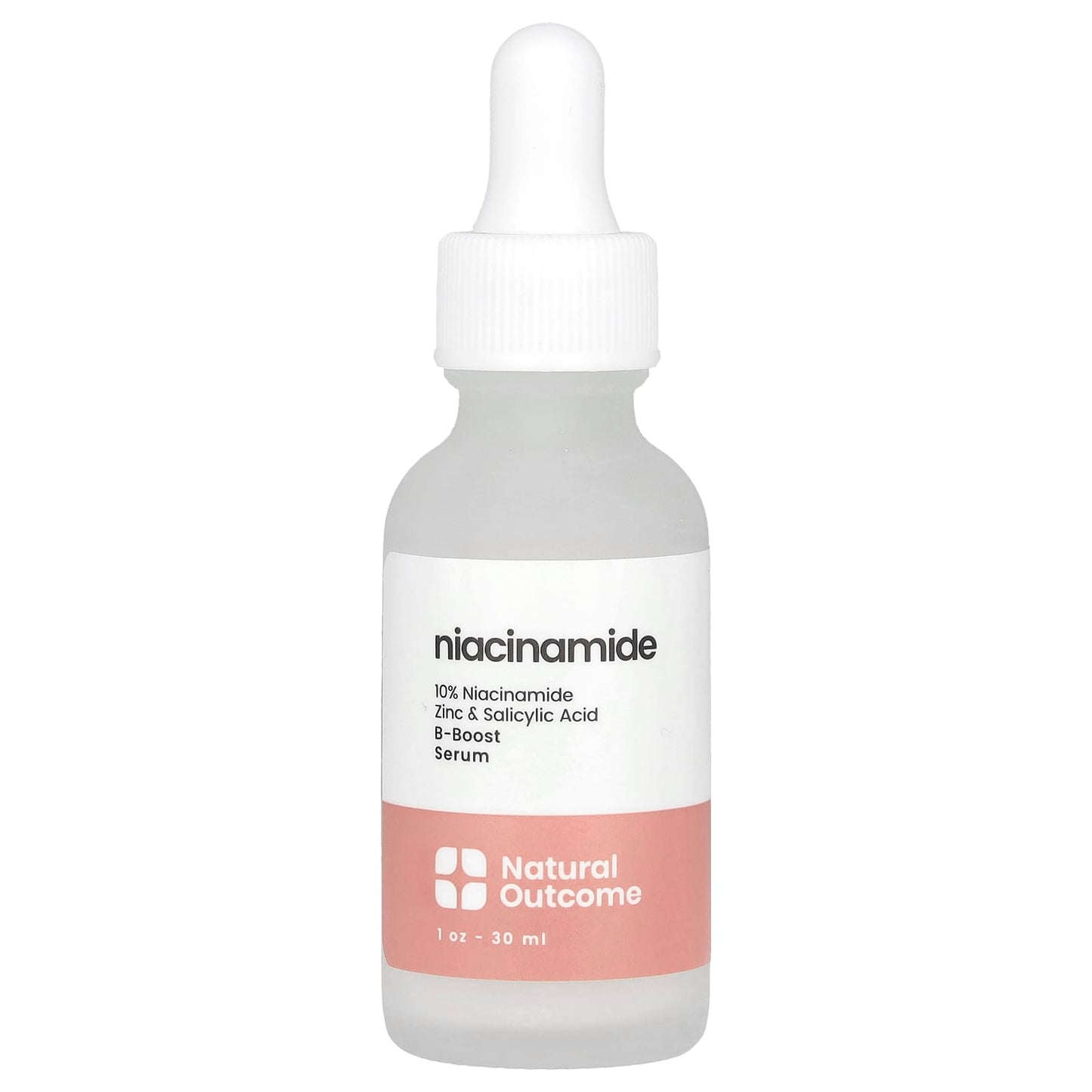 Natural Outcome, Niacinamide, B-Boost Serum, Fragrance Free, 1 oz (30 ml) - Image 1